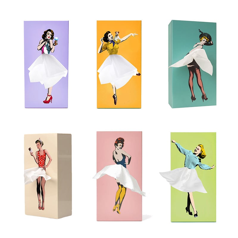 Early Christmas Sale - Flying Skirt Tissue Box FREE SHIPPING