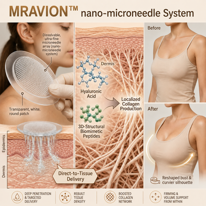 MRAVION™ Nano-Microneedle Bust Lift Patches ✨